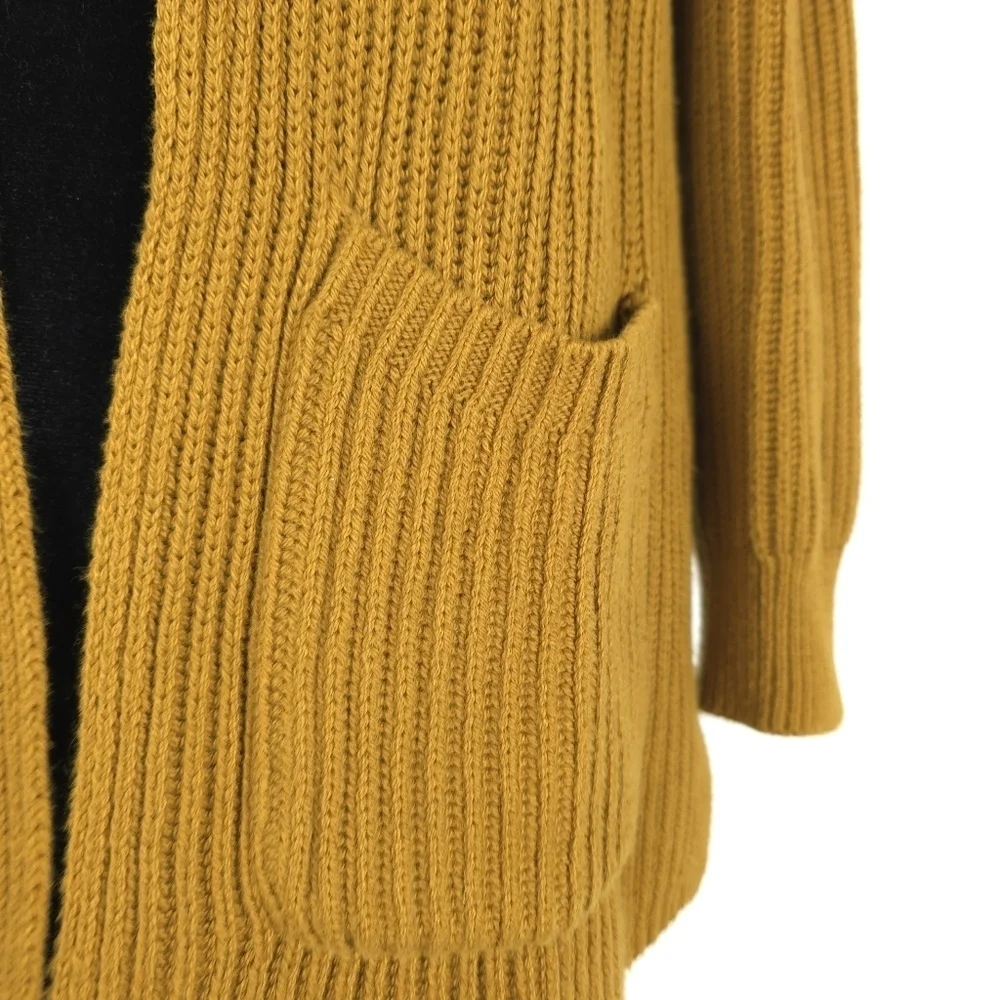 Madewell Nolan Open Stitch Patch Pocket Cotton Cardigan XS